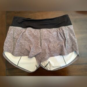 Lululemon speed up 4” shorts